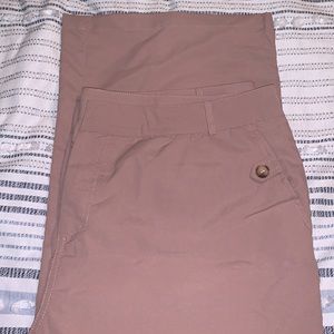 Size 1X blush, wide leg pants never worn
